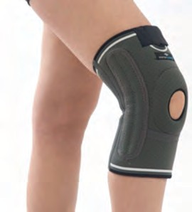 Genouillère courte à renforts flexibles