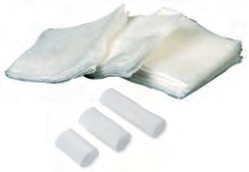 Bandes et pièces de gaze