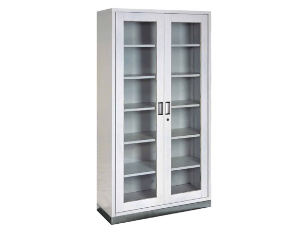 Armoire à deux portes vitrées